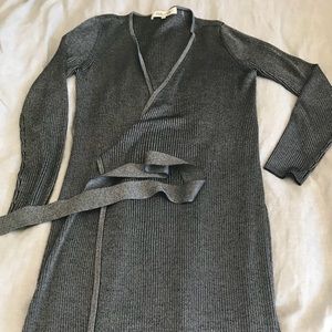 Silver wrap dress - Diane Von Furstenberg